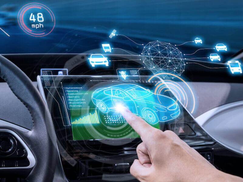 Technology being used in a car